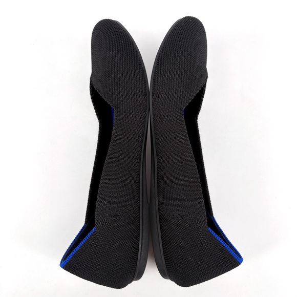 ROTHY'S The Flat Black Solid Knit Ballet Flats 6.5 - Picture 10 of 16